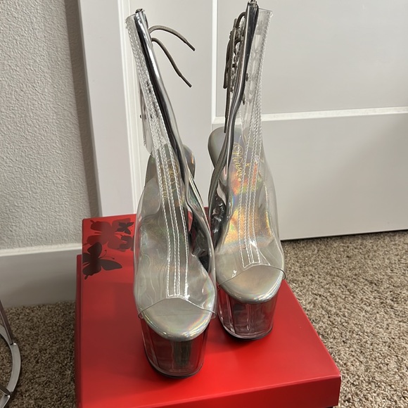 New clear pleaser heels - Picture 2 of 3